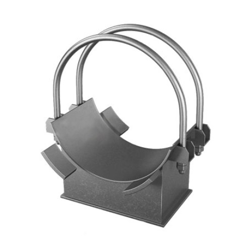 Опора хомутовая неподвижная для трубопроводов ТЭС и АЭС 12Х18Н10Т 1620х900х900х100 мм ОСТ 34-10-618-93 в Сочи

