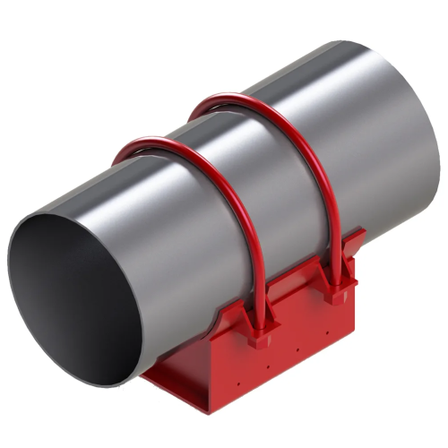 Опора неподвижная хомутовая Т12.23 219х150 мм Серия 4.903-10 Выпуск 4