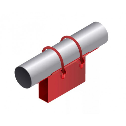 Опора неподвижная приварная корпусная для тепловых сетей исп. Б13 / БС13 09Г2С 426х200х680х100 мм ОСТ 36-146-88 19,7 кг