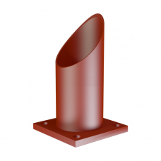 Опора неподвижная трубчатая для тепловых сетей исп. А1 Ст20 108х100 мм ОСТ 36-146-88 1,9 кг