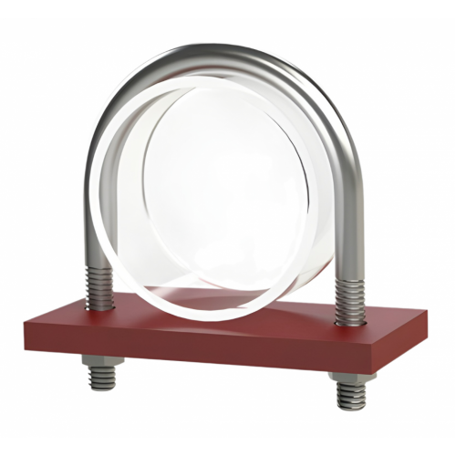 Опора неподвижная хомутовая бескорпусная для тепловых сетей исп. А 09Г2С 45 мм ОСТ 36-146-88 0,2 кг