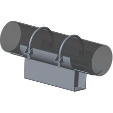 Опора неподвижная хомутовая с корпусом для тепловых сетей ТС-670.00.00 76х50х340х150 мм Серия 5.903-13 выпуск 7-95 5,5 кг