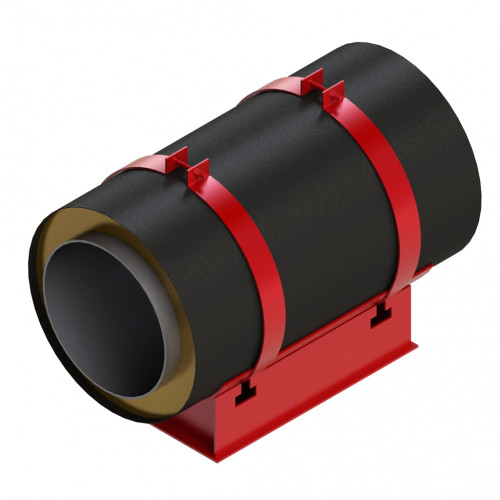 Опора скользящая для труб в ППУ изоляции 1020х1400 мм ГОСТ 30732-2006